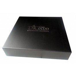 Black gift box cardboard