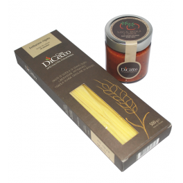 Lot - Fettucine rigate + Sauce morue/c&acirc;pres